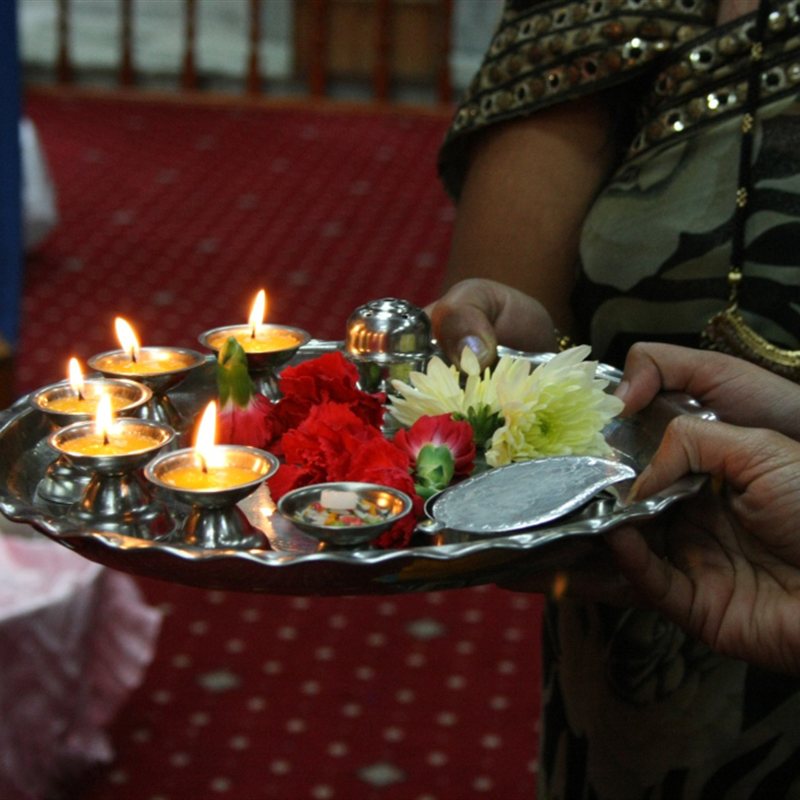 Corporate Brass Mini Puja Thali