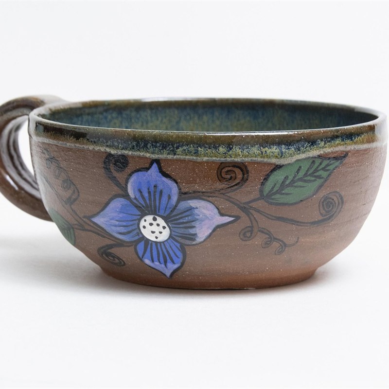 Ceramic Khurja Pottery Mug Set of 2