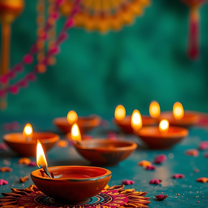 Diwali Plant Hamper with Diya