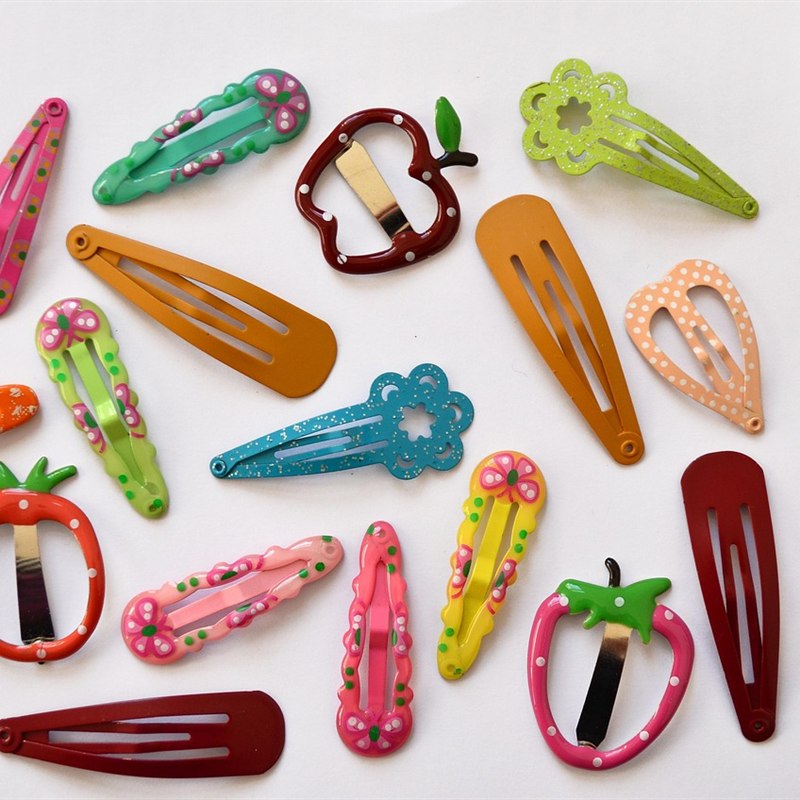Embroidered Hair Clip Set (Set of 6)